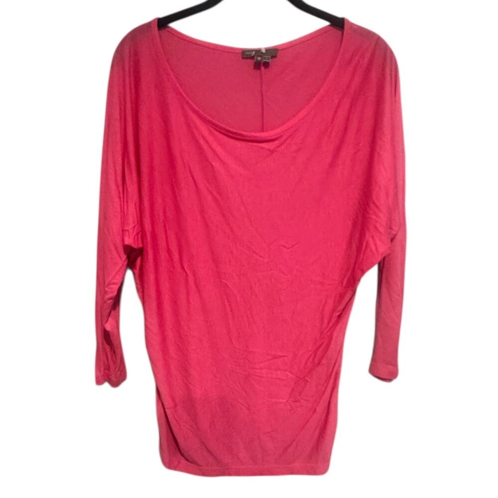 Vince pink batwing top, XS, resortwear, minimalist, modal‎ soft